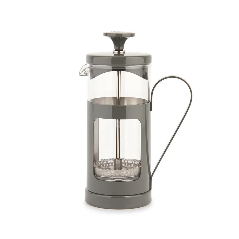 La Cafetiere｜摩納哥不鏽鋼濾壓壺｜摩卡灰◉70D036